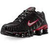 Image de Nike Shox TL, Baskets pour homme, 40 EU, Black Metallic Silver University Red, 40 EU