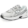 Image de New Balance 740 GR740WN Chaussures à lacets inspirées de la course à pied Blanc/bleu marine, Blanc., 38 EU