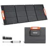 Image de VEVOR Panneau solaire monocristallin pliable de 150 W, panneau solaire monocristallin ETFE portable avec haute efficacité, sortie MC4, ports USB, IP67 étanche pour centrales électriques