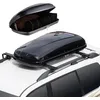 Image de VEVOR Coffre de toit de voiture - 220 l - Coque rigide en ABS - Avec ouverture des deux côtés et 2 sangles renforcées - Noir