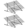 Image de VEVOR Supports de montage pour panneaux solaires 1140 mm Supports de montage avec inclinaison réglable 0 à 90° supportent des panneaux solaires de 100-400 W avec pieds inclinables pliables pour