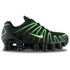 Image de NIKE Shox TL, Baskets pour homme, 46 EU, Black Green Strike Black, 46 EU