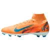 Image de Nike Zm Superfly 10 Pro Km Fg Chaussures de football pour homme, Melon Tint/Neo Turq/Igloo, 42,5 EU, Melon Tint Neo Turq Igloo, 42.5 EU
