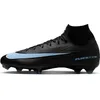 Image de Nike Zm Superfly 10 Pro Fg Chaussures de football pour homme, noir/bleu glacé, taille 45 UE, Black Ice Blue, 45 EU