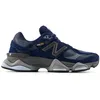 Image de New Balance U9060 Baskets unisexes | Bleu marine 43 EU | Semelle intermédiaire en EVA confortable avec ABZORB | Cuir robuste et Cordura | Chaussures de loisirs élégantes pour homme et femme