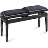 Image de Stagg PB245BKP VBK UK Double Piano Tabouret réglable Noir