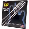 Image de DR Strings NWB5-45 Neon White fluorescerende basgitaarsnaren voor 5-snarige bas
