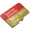 Image de Carte mémoire microSDXC SanDisk Extreme 512 Go + adaptateur SD jusqu'à 160 Mo/s, avec la Classe de vitesse UHS 3 (U3), V30