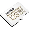 Image de SanDisk MAX ENDURANCE Video Monitoring for Dashcams & Home Monitoring 128 GB microSDXC Memory Card + SD Adaptor 60,000 Hours Endurance