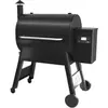 Image de Barbecue pellet TRAEGER Pro 780 noir sur chariot, grille haute 76x18 cm, grille basse 76x48 cm