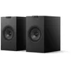 Image de KEF Q1 Meta Enceintes HiFi passives pour bibliothèque, noir satiné | Musique | TV et home cinéma | Jeux | Bass Reflex 2 voies | Pilote Uni-Q de 13,3 cm avec tapis