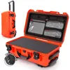 Image de NANUK 935 - Valise de protection légère et étanche en résine NK-7 avec insert en mousse personnalisable et organisateur de couvercle (25,1 cm x 40,9 x 25,7 cm) (Orange)