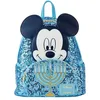 Image de Loungefly Disney Mickey Mouse Hanukkah Sequin Glow Mini sac à dos, multicolore, MINI, Mini sac à dos