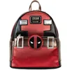 Image de Loungefly Marvel Deadpool Mini sac à dos métallique pour cosplay