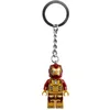Image de LEGO 854240 Porte-clés Iron Man Super Heroes - Le porte-clés Iron Man mesure 9 cm de long - Doré, or, Der Iron Man Schlüsselanhänger ist 9 cm lang.