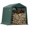 Image de ShelterLogic Maison en aluminium vert 240 x 240 cm