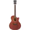 Image de D'Angelico Premier Gramercy LS Natural Mahogany elektrisch-akoestische westerngitaar