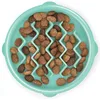 Image de Outward Hound Fun Feeder Slo Bowl Gamelle d alimentation lente pour chien, en plastique vert menthe