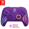 Image de PDP Afterglow Wave Manette de jeu sans fil RVB   Nintendo Switch/Switch Lite/Switch   Modèle OLED, Nintendo Switch 2, éclairage LED, batterie rechargeable   Violet