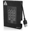 Image de Apricorn Aegis Padlock Fortress FIPS 140-2 Niveau 2 Validé 256 bits Disque dur USB 3.0 avec accès PIN 500 Go (A25-3PL256-500F)