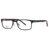 Image de BOSS HG 1005 Lunettes de soleil pour homme, noir mat, rouge 55