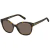 Image de Lunettes de Soleil Marc Jacobs MARC 554/S Havana 55/17/145 Femme