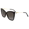 Image de Lunettes de Soleil Jimmy Choo SEBA/S Havana 58/15/145 Femme
