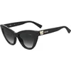 Image de Moschino MOS122/S Lunettes de Soleil BLACK/DARK GREY SHADED 54/17/140 femme