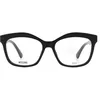 Image de MOSCHINO MOS606 Lunettes du Vue 807 BLACK 53/16/140 Femme