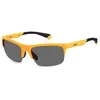 Image de Polaroid PLD 7042/s Sunglasses, 69I/M9 Orange Black, L Unisexe, 69i/M9 Orange Black, L