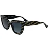 Image de Moschino MOS148/S Lunettes de Soleil 7RM PATTERN BLACK 52/21/140 Femme