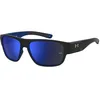 Image de Under Armour UA SCORCHER Lunettes de Soleil Matte Black Blue/Blue Sky 60/16/140 homme