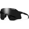 Image de SMITH Optics Vert PivLock Lunettes de soleil   Lunettes de soleil de sport pour course à pied, vélo, VTT et plus   Pour homme et femme   Noir mat + lentille miroir ChromaPop noire