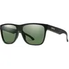 Image de Smith Lowdown XL 2 Lunettes de soleil noires mates ChromaPop Gris Vert Wrap Around Lunettes de soleil pour adultes unisexes, Noir mat., Multi