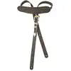 Image de Gretsch Vintage Tooled Leather Strap Black gitaarband