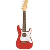Image de Fender FSR Fullerton Strat® Uke, Fiesta Red