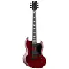 Image de ESP E-II Viper See Thru Black Cherry elektrische gitaar met koffer