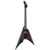 Image de ESP LTD Deluxe Arrow-1000 QM Dark Brown Sunburst Satin elektrische gitaar