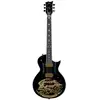 Image de ESP LTD WA-Warbird Black with Gold Graphic Will Adler signature elektrische gitaar met form fit case