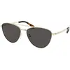 Image de Michael Kors Lunettes de Soleil Mixte, Pale Gold/Dark Grey, 58