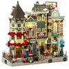 Image de LEMAX Bâtiment lumineux LED "Jingle Bell Bazaar" en résine H26 x 27 x 14 cm