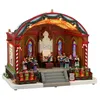 Image de LEMAX Bâtiment mobile avec lumières LED et musique "Noël au Pavillon du Parc" en résine H24,5 x 28 x 18,2 cm