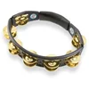 Image de LP Latin Percussion LP170 Cyclops Tambourinee en brass jingles Noir