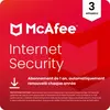 Image de Logiciel antivirus et optimisation MCAFEE Internet Security  3 appareils 1 an