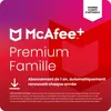 Image de Logiciel antivirus et optimisation MCAFEE + Premium Family 1 an