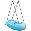 Image de STEP2 Rocket Swing For Two | Balancoire, bleue et Grise | Balancoire bebe 2 places | Balancoire Jardin en forme de Fusée Spatial | Balancoire Bebe Jardin Ceintures de Sécurité Réglables