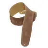 Image de Levys Leathers MS4-BRN suède gitaarband, bruin