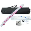 Image de Nuvo jFlute 2.0 dwarsfluit voor kinderen wit-roze