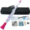 Image de Nuvo Clarineo 2.0 kunststof C-klarinet standaardset wit-roze