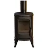 Image de FUNDICIO Poêle à bois en fonte Modèle ELIPTIKO de 7,5 kW. Fabriqué en fonte